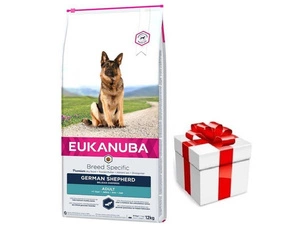 EUKANUBA Täiskasvanud saksa lambakoer 12kg + STAIGMENA KOERALE