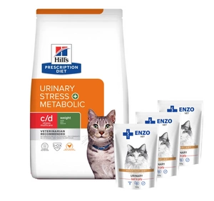 HILL'S PD Prescription Diet c/d Urinary Stress+ Metabolic Feline 3kg