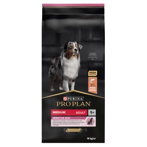 Purina Pro Plan Medium Adult Sensitive Skin Optiderma, lõhe ja riis 14kg