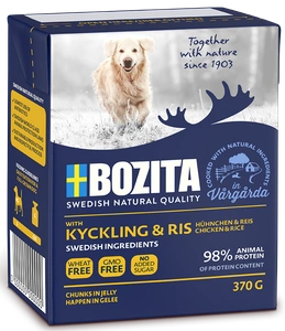Bozita Dog Naturals :Kana ja riis želees 370g