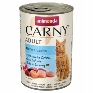 ANIMONDA Cat Carny Adult maitse: kana ja lõhe 400g