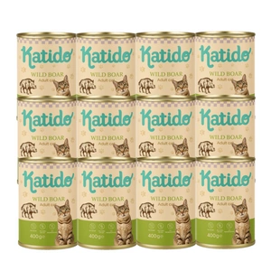 Katido Wet Cat Food Wild Boar 400g