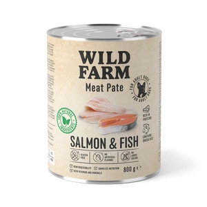 WILD FARM Pate Salmon&Fish 800g gluteenivaba koeratoit