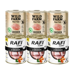 DOLINA NOTECI Niiske koeratoit Rafi Classic linnulihaga 800g