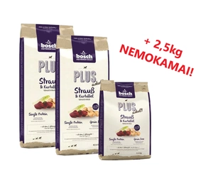 Bosch Plus Adult Ostrich ja kartulid 12,5 kg