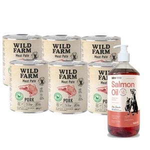 WILD FARM Pate Pork 800g gluteenivaba koeratoit