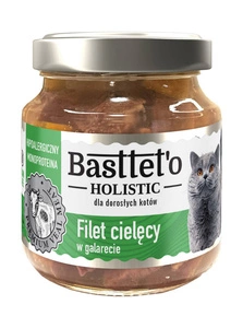 Basttet'o Holistiline vasikalafilee galetis kassidele 130g