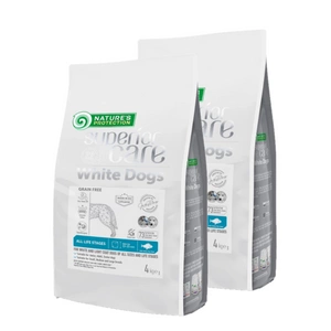 Nature's Protection Superior Care White Dogs Grain Free White Fish Kõik suurused ja eluetapid 4kg