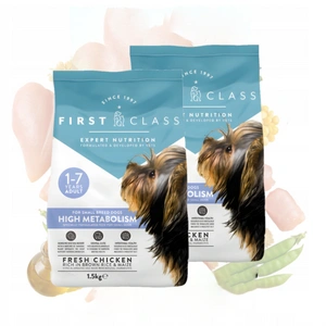 First Class Graanivaba Kuivtoit täiskasvanud väikestele koeratõugudele 1,5 kg