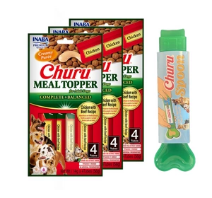 INABA koeratoit Topper kana ja veiseliha retseptiga 4x14 (56g)