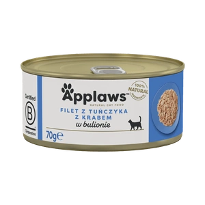 "Applaws Cat" tuunikala krabiga 70g purk