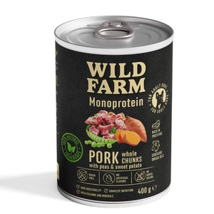 Wild Farm Monoprotein Pork 400g hüpoallergeenne koeratoit