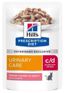 HILL'S PD Prescription Diet Feline c/d Urinary Stress Salmon 85g kotike