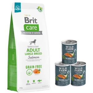 BRIT CARE Dog Grain-free Adult Large Breed Salmon 12kg