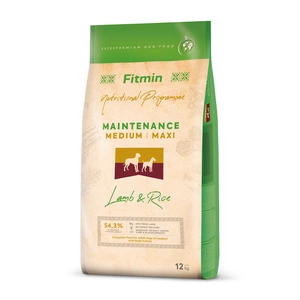 FITMIN Medium Maxi Maintenance Lamb&Rice 12kg