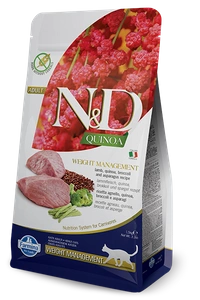 Farmina N&amp;D Quinoa kassiliha WEIGHT MANAGEMENT LAMB 1.5kg