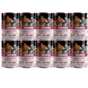 PetRepublic tükid veiseliha kastmes 10x400g kassidele