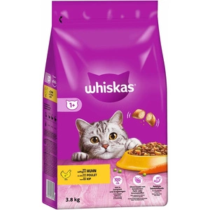 WHISKAS Adult 3,8 kg - kuivtoit täiskasvanud kassidele, maitsva kanaga