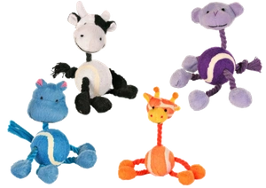 TRIXIE mänguasi palli ja nööridega loomade kujul - 16cm