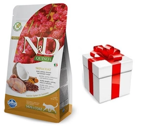 Farmina N&D Quinoa kassikarja SKIN & COAT QUAIL 300g