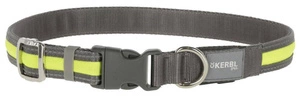 KERBL Light & Reflex valgustatud kaelarihm, 35 - 50 cm x 20 mm, kollane