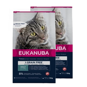 EUKANUBA Grain Free täiskasvanud lõhe 10kg