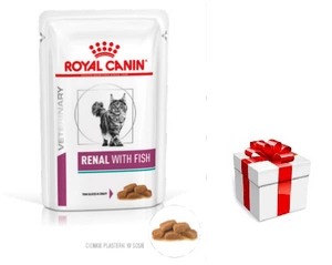 ROYAL CANIN Renal tuunikalaga 12x85g purk + STAIGMENA KATEI